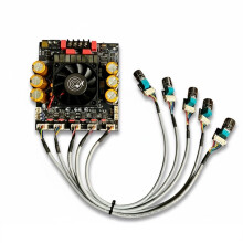 SUB1200Q Bt Amplifier Board QCC3034+ES9023 with Subwoofer Extension Digital Amplifier Board 600W X 2