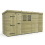 13 x 5 Pent Shed Tanalised (Single Door, With Windows) 2