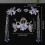 Flower Hair Comb for Bridal Styling 2