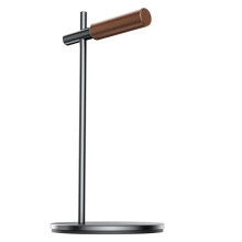Desktop Aluminium Alloy Headset Stand Holder Headphone Rack Mount Hanger Wired Earphone Gamer Hanger Gray