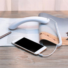 Universal Retro Phone Receiver Handset Smartphone Call Headset 3 5mm Landline Landline Telephone Microphone Black