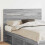 VidaXL vidaXL Headboard Grey Sonoma Engineered Wood 1