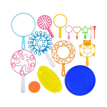 (A) 15/26 Pcs Bubble Wands Different Shapes Reusable Easy to Use Soft Bubble Racket Children Big Bubble Wand Toys Kids Birthday Gift 2025