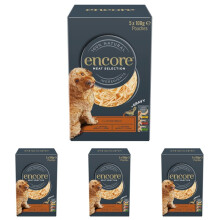 Encore Natural Wet Dog Food, Multipack Meat Selection in Gravy 100g Pouch (Pack of 20x100g)