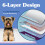 Simple Solution 6-Layer All Day Premium Dog Pads - Lavender Scent pack of 100 2