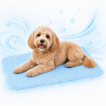 YAFALA Dog & Cat Cooling Mat – Durable Washable & Reusable Pet Cool Mat for Home/Car/Travel, Non-Toxic Summer Cooling Bed, Ice-Silk Polyeste