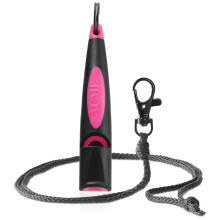 ACME 211.5 Alpha Dog Whistle Black/DG Pink, 5700Hz Long-Distance Recall Whistle for Retrievers & Labradors, With Lanyard, UK Made