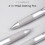 Draagbare Nail Art Dotting Tool, ideaal voor reizen en-Wit 8