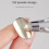 Draagbare Nail Art Dotting Tool, ideaal voor reizen en-Wit 10