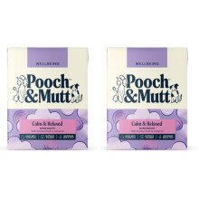 Pooch & Mutt - Calm & Relaxed Chicken Bone Broth for Dogs, for Calming Hyperactive or Anxious Dogs, 375ml (packaging may vary) (Pack of 2)