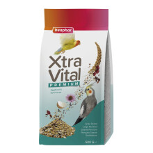Beaphar - XtraVital Large Parakeet Bird Food - Complete Food with Raisins, Rose Hip, Echinacea & Egg Food - Rich in Vitamins & Minerals - Fo