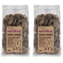 Rosewood Naturals Fenugreek Crunchies, Rabbit Treats & Small Animal Treats, 200g (Pack of 2)