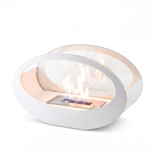 Table Firepit Bio Ethanol Fireplace Fire Bowl Pot
