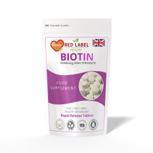 Biotin 180 Tablets 10000mcg Supplement for Hair Growth, Skin, Nails