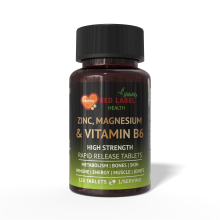 ZMA Zinc Magnesium Vitamin B6 120 Tablets Testosterone Boost and Sleep