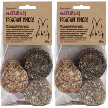 Rosewood Naturals Breakfast Cookies for Small Animals, 6PC, 110g (Pack of 2)