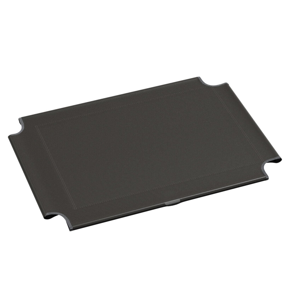 FAYDUDU Raised Dog Bed Large Washable Elevated Dog Beds for Outdoor and Indoor Chew Resistant Dog Bed Off Floor Pet Bed (122 * 85, Black)