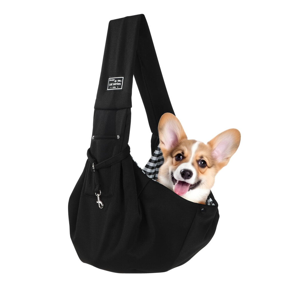 Photos - Other for Dogs Zuimei Puppy Sling Carrier Hand-Free Small Dog Sling Dogs & Cats Front Carrier Bag For Puppy Outdoor Walking Travel Shopping