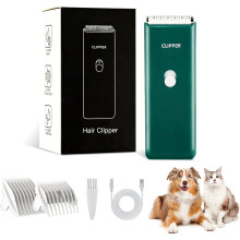 Professional Dog Clipper, Cat Grooming Clippers for Matted Hairs, Low Noise Dog Grooming Kit Rechargeable Pet Clippers Trimmer for Dogs,Pupp