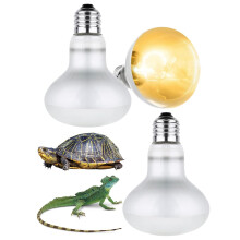 Jonuin 3 Pack 100W Reptile Heat Lamp, E27 Heat Lamp Bulb for Reptiles, Daylight Basking Spot Lamp, Tortoise Heat Lamp Bulb, Reptile Heating