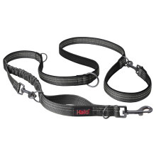 Halti Anatomy Multifunctional Dog Lead - Shock Absorbing Double-Ended Lead, Ideal for Dog Walking & Training. Comfortable to Hold, Reflectiv