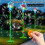 (Pink) Adjustable Height Bubble Blower Tower Stand for Backyard Play and Summer Activities 5