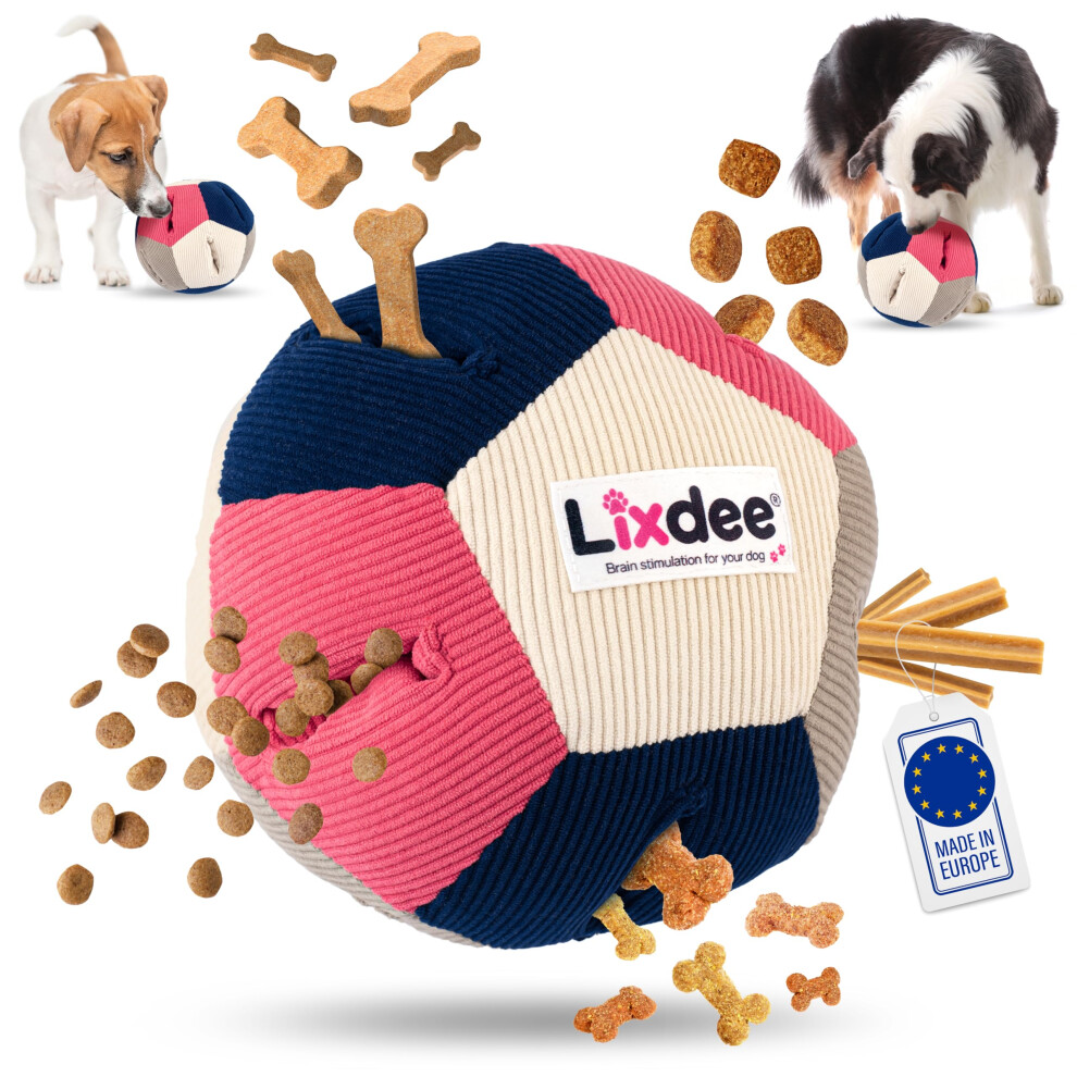 Lixdee Snuffle Ball For Dogs – Interactive Dog Toy With 4 Difficulty Levels – Enrichment Toy & Treat Ball For Mental Stimulation & Boredom –