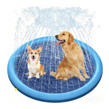 Dog Pool, Dog Paddling Pool, Dog Swimming Pool, Foldable Pool, Ball Pool for Dogs, Doggy Pool, Dog Sprinkler, Large Dog Paddling Pool, 100 c