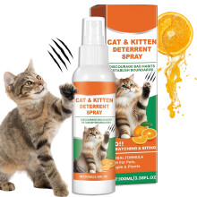 SHELUM 100ml Cat Repellent Natural Anti-Scratch Cat Deterrent Spray, For Indoor Use, Safe & Effective, Protects Furniture, Sofas, Rugs & Res