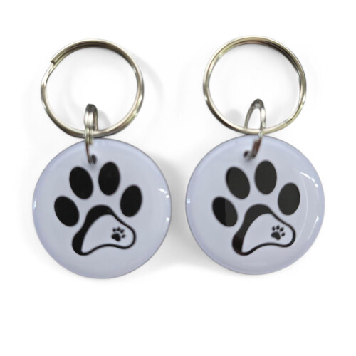 Compatible with Sureflap Surefeed Microchip RFID Collar Replacement Tags, Pack of 2, Waterproof, for Pets Without Microchip (White)