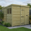 7 x 9 Pent Shed Tanalised (Single Door, With Windows) 1