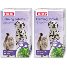 Beaphar Herbal Calming Tablets For Cats & Dogs (Pack of 2)