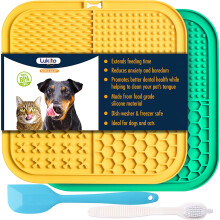 LUKITO Licking Mat for Dogs and Cats, Premium Lick Mats with Suction Cups for Dog Anxiety Relief, Cat Lick Pad for Boredom Reducer, Dog Trea
