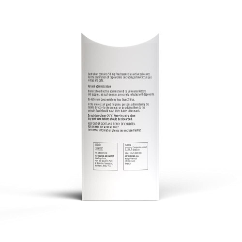 Droncit Tapeworm Tablets, Single tablet 1