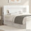 VidaXL vidaXL Headboard Cabinet with Storage High Gloss White Engineered Wood 1