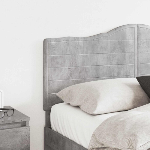 VidaXL vidaXL Headboard Concrete Grey Engineered wood 2