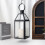 Candle Lantern 34cm High Metal Garden Lantern 6