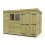 10 x 7 Pent Shed Tanalised (Double Door, With Windows) 2