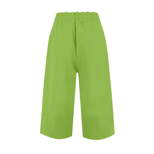 Damenhose, stilvolle und lässige Gaucho-Hose mit-Hellgrau S 2