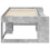 VidaXL vidaXL Kids'Bed Frame with Storage Concrete Grey 80 x 200 cm 4