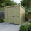 10 x 7 Pent Shed Tanalised (Single Door, No Windows) 1
