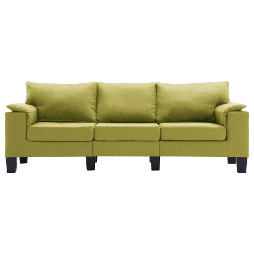 VidaXL vidaXL Sofa Green Fabric 2
