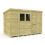 10 x 7 Pent Shed Tanalised (Single Door, With Windows) 2