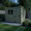 10 x 7 Pent Shed Tanalised (Single Door, With Windows) 3