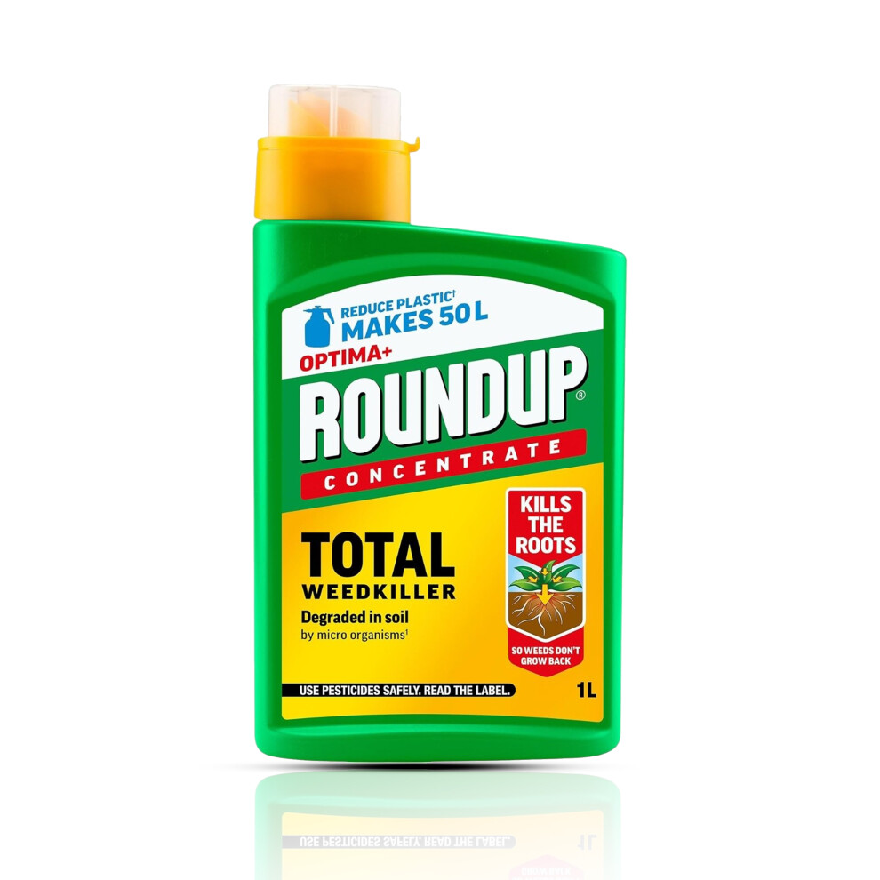 B&Q -  Roundup Optima Plus Total Weedkiller Concentrate Fast Action 1L - Image 2