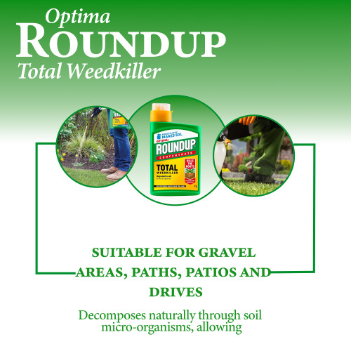 Roundup Roundup Optima Plus Total Weedkiller 1L 2