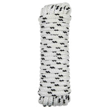 vidaXL Boat Rope 15 m 1 White and Black Polyester