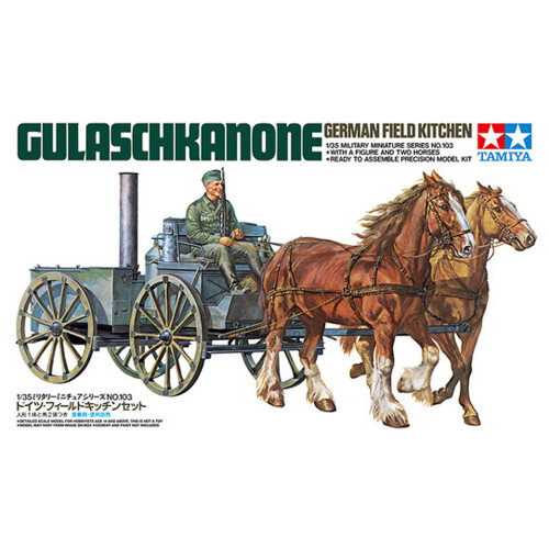 Tamiya Tamiya 35103 Gulaschkanone German Field Kitchen 1:35 Model Kit