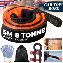 8 Tons Tow Straps Heavy Off-road Vehicle Rope