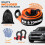 8 Tons Tow Straps Heavy Off-road Vehicle Rope 10